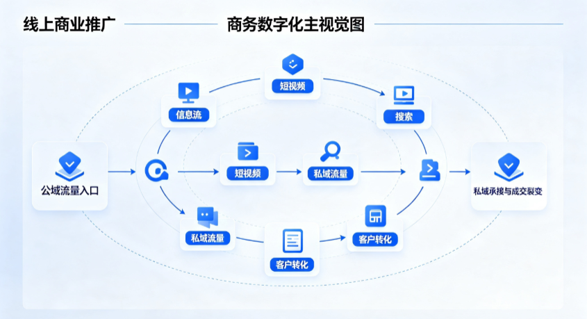沈阳线上商业推广怎么做？全域流量闭环搭建与低成本转化实战指南